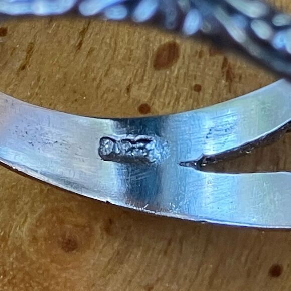 Green Quartz Sterling Silver Cocktail Ring Size 7 - Picture 5 of 8